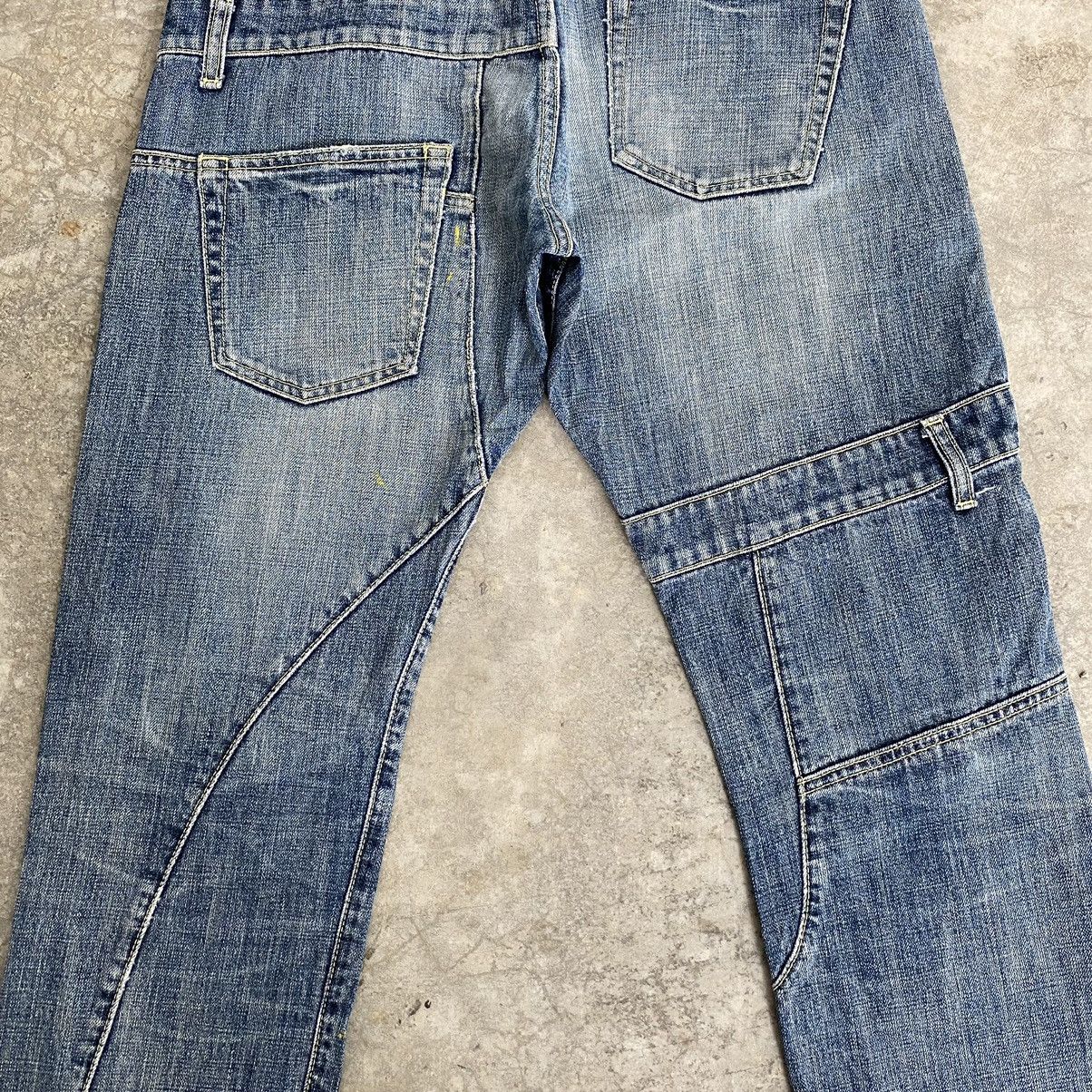 Designer × Japanese Brand Rage Blue Japan Double Waist Denim Jeans Size US 31 - 15 Thumbnail