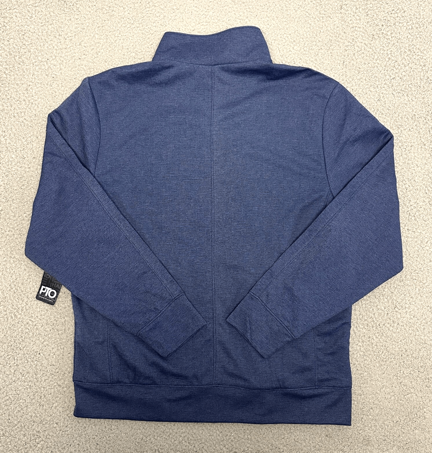 Vintage PTO Paid Time Off Jacket Extra Large Zip Up Blue Athle Size US XL / EU 56 / 4 - 2 Thumbnail