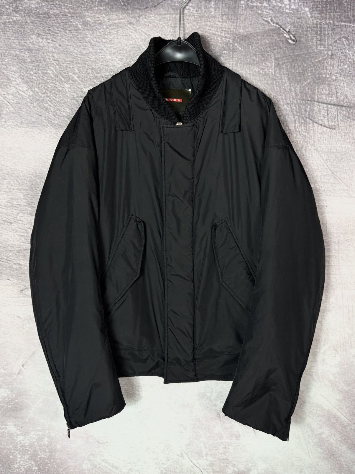 Prada Prada Sport Archive Gore Tex Nylon Bomber Jacket Linea Rossa Size US M / EU 48-50 / 2 - 3 Thumbnail