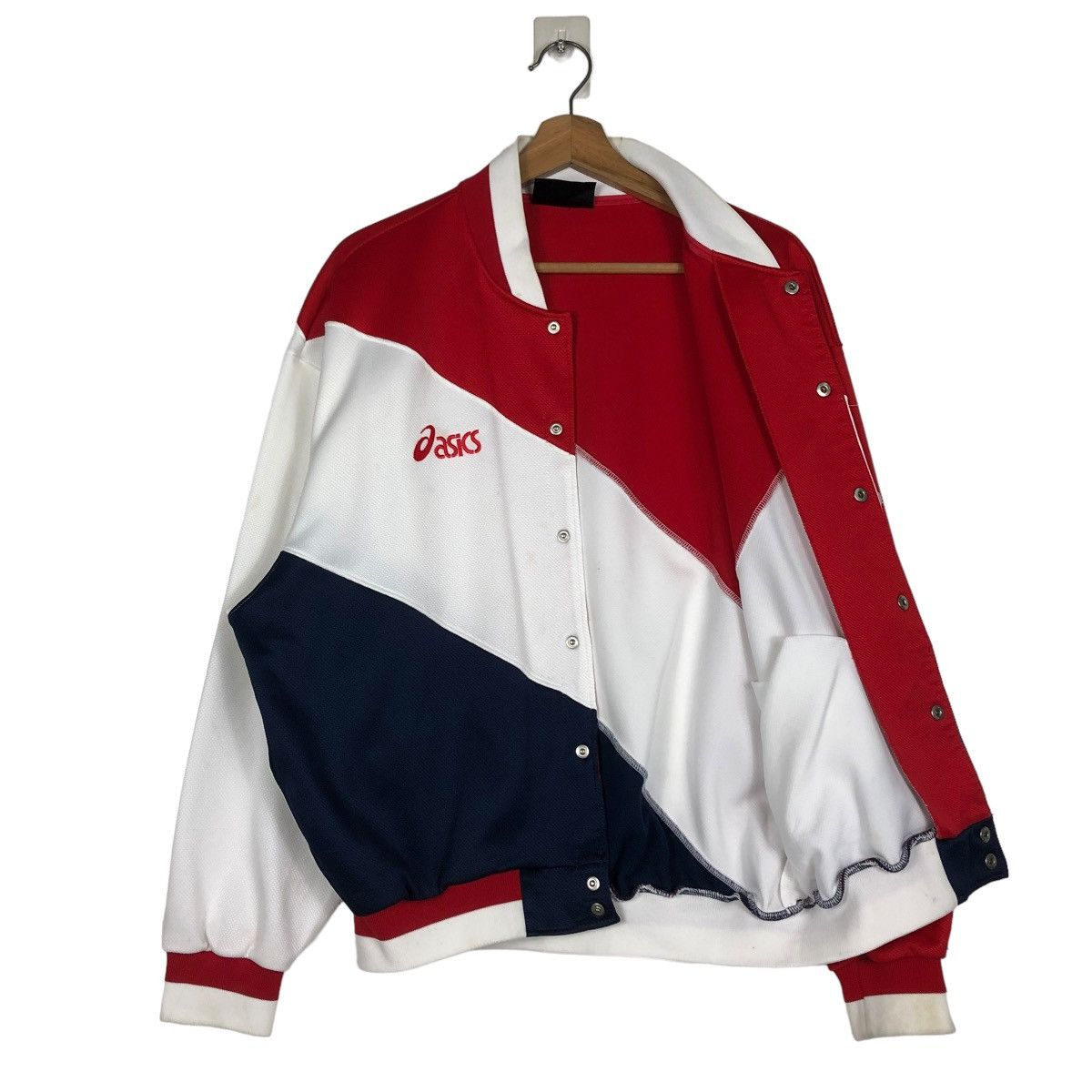 Japanese Brand 🔥VINTAGE BOMBER JACKET ASICS JAPAN BIG LOGO Size US M / EU 48-50 / 2 - 13 Thumbnail