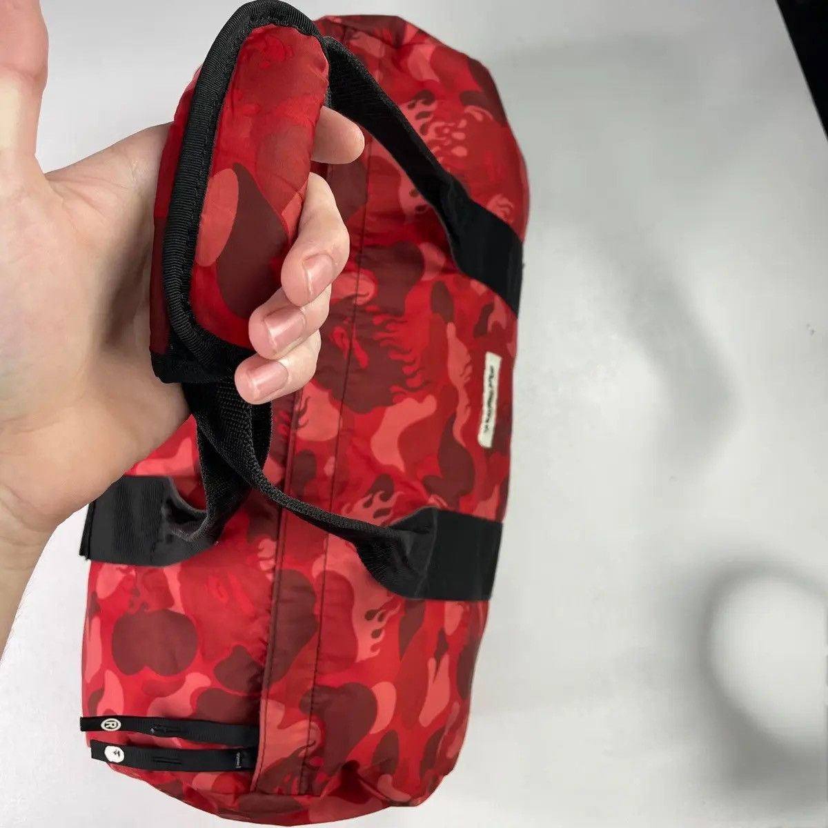 bape fire camo bag