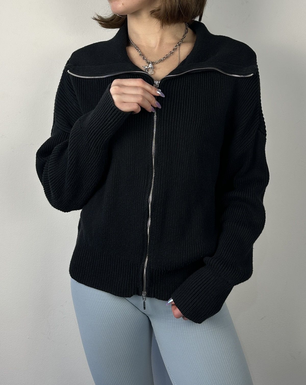 Abercrombie & Fitch Abercrombie & Fitch Full Zip Sweater Cardigan XL Oversized Size XL / US 12-14 / IT 48-50 - 2 Thumbnail