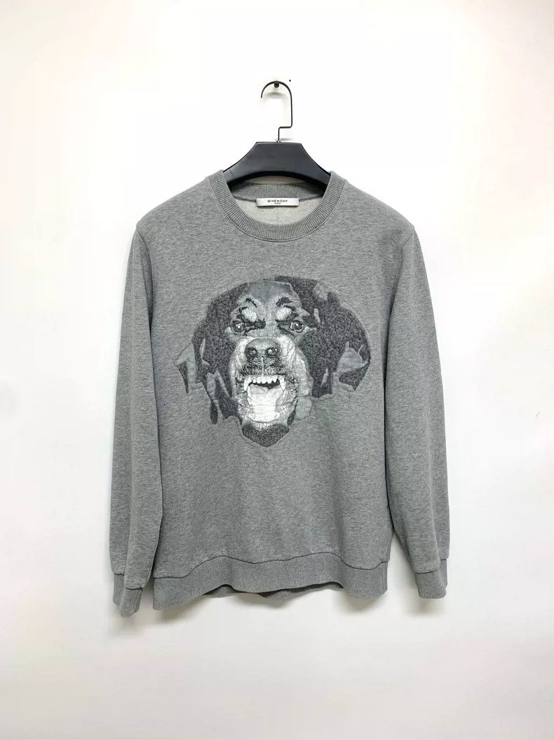 Givenchy Givenchy Dog Head Print Hoodie Size M Shoulder Width 4 Size US M / EU 48-50 / 2 - 1 Thumbnail