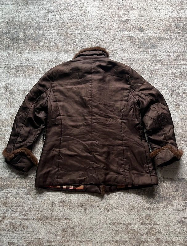 Burberry Burberry Sz 46 / XL 96% Silk Jacket Plaid Lining Size XL / US 12-14 / IT 48-50 - 3 Thumbnail