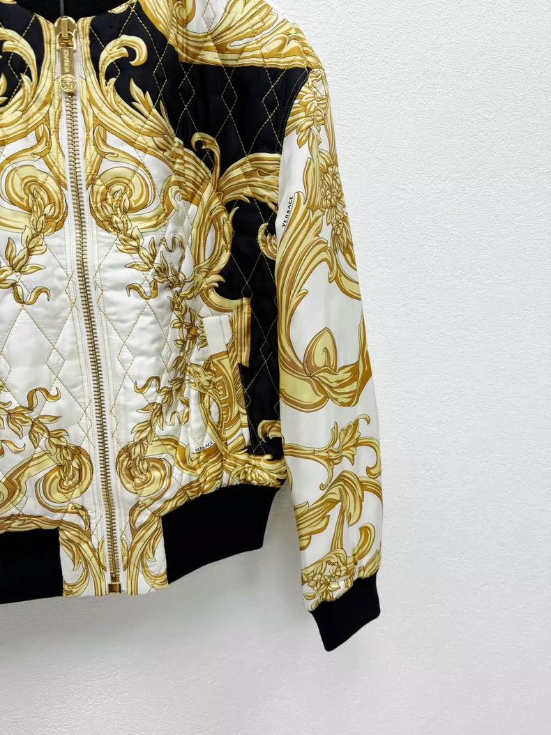 Versace Versace Mulberry silk cotton jacket Size US L / EU 52-54 / 3 - 8 Thumbnail