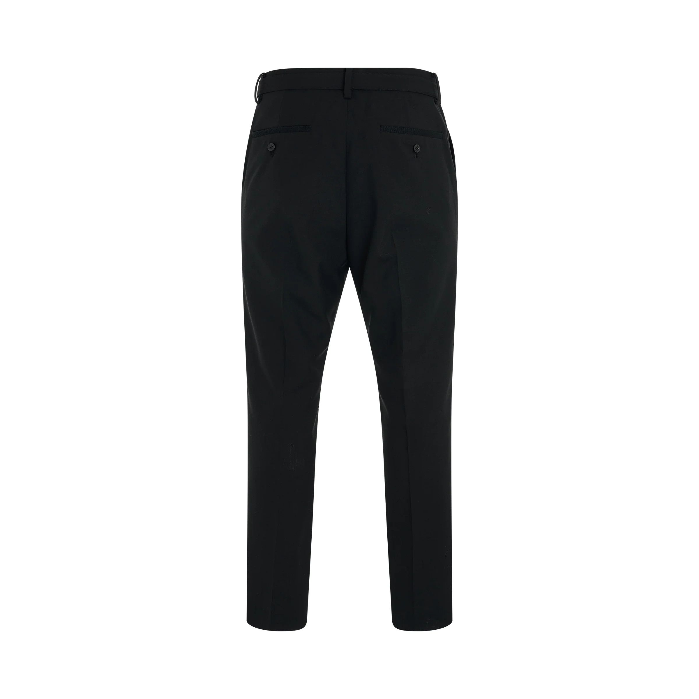 Sacai o1mris0824 Belt Suiting Pants in Black Size US 32 / EU 48 - 4 Thumbnail