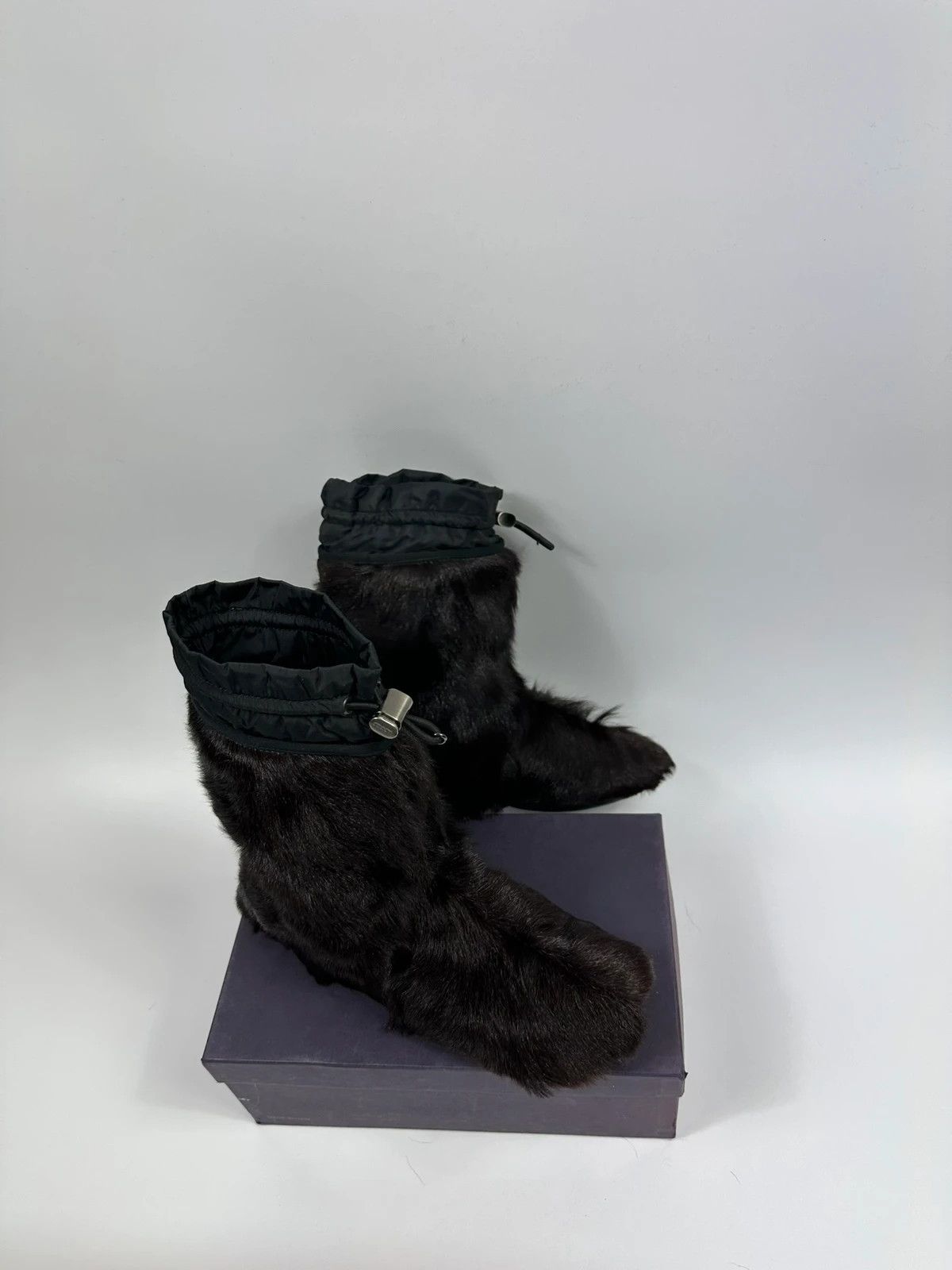 Prada Prada Sport FW99 Brown Fur Yeti Boots Size US 9 / IT 39 - 14 Thumbnail