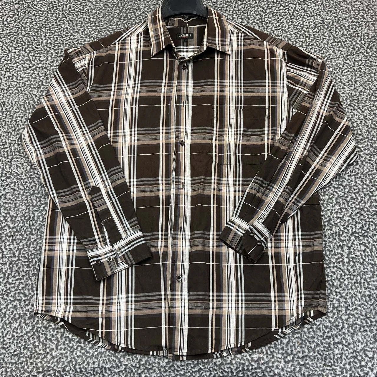 Other Gioberti Shirt Men Plaid Button Up Long Sleeve Collared L Size US L / EU 52-54 / 3 - 1 Thumbnail