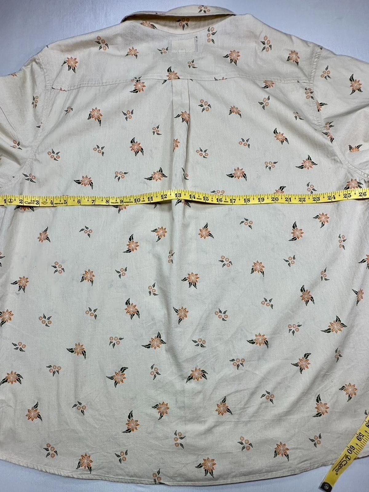 REEF Reef Montana Woven Button Down Short Sleeve Shirt Brown 2XL Size US XXL / EU 58 / 5 - 4 Thumbnail