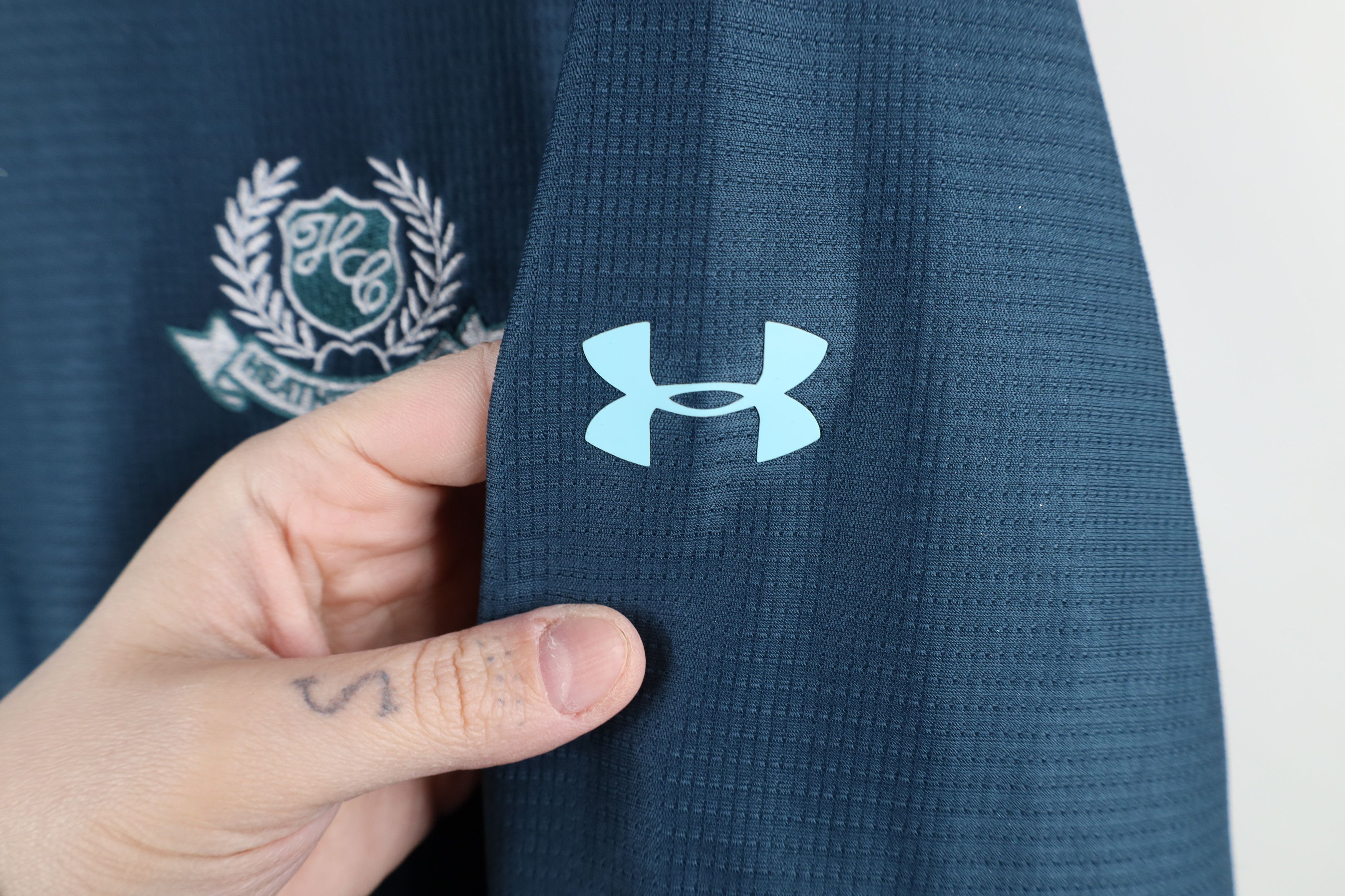 Under Armour × Vintage Under Armour AllSeasonGear Half Zip Golf Pullover Top Blue Size US M / EU 48-50 / 2 - 4 Thumbnail