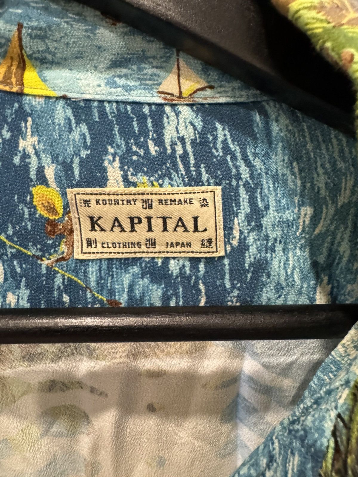 Kapital Kapital Bones Shirt Size 3 Kamekameha Bone Aloha Shirt Size US L / EU 52-54 / 3 - 4 Thumbnail