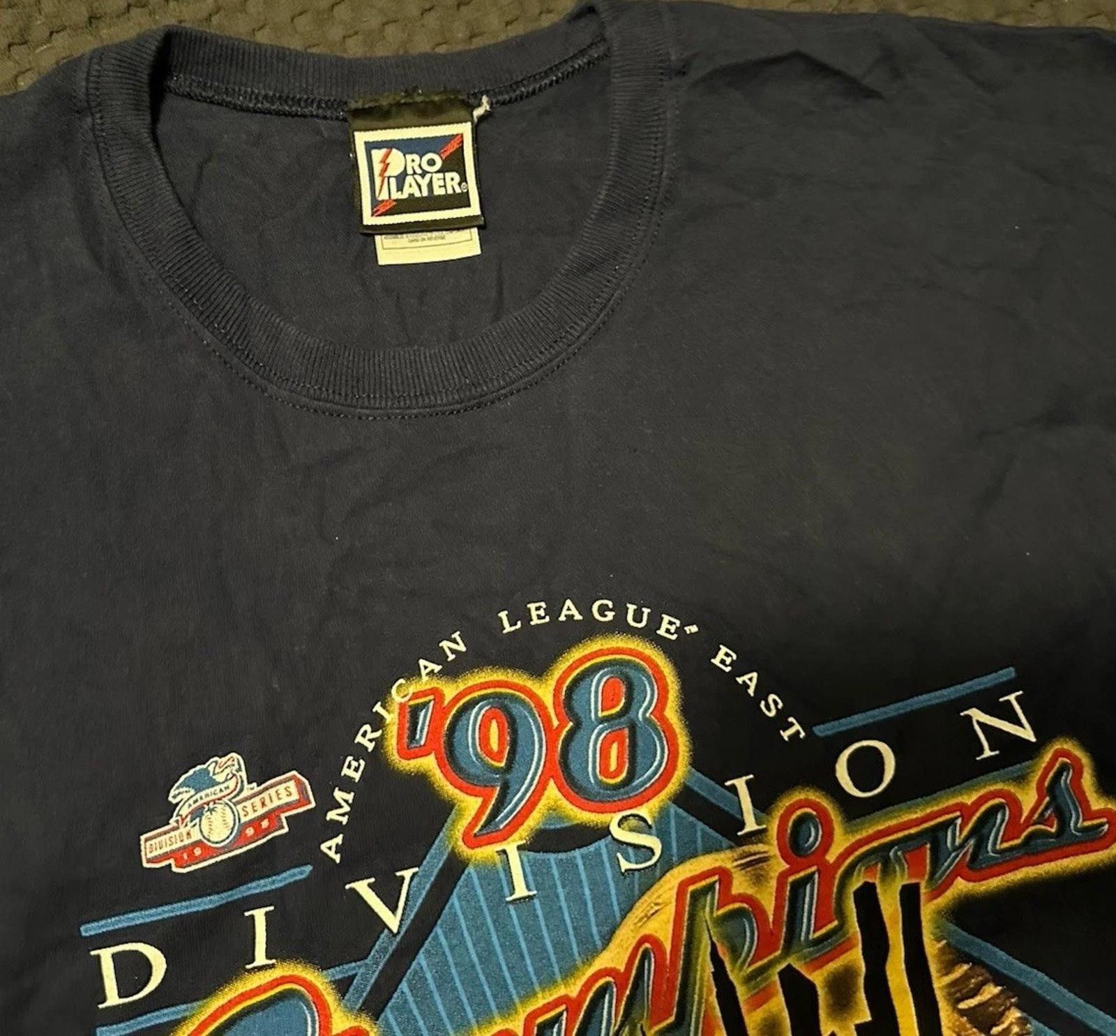 Pro Player Vintage MLB New York Yankees 98 AL East Champions T-Shirt XL Size ONE SIZE - 3 Thumbnail