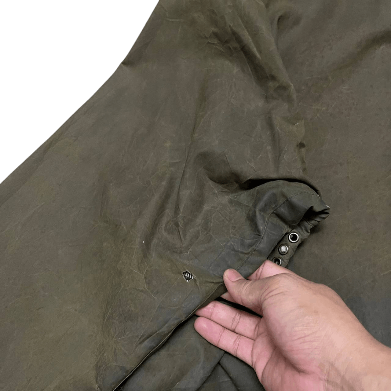 Barbour Vintage 90's Barbour Beaufort A150 Waxed Distressed Jacket Size US M / EU 48-50 / 2 - 24 Thumbnail