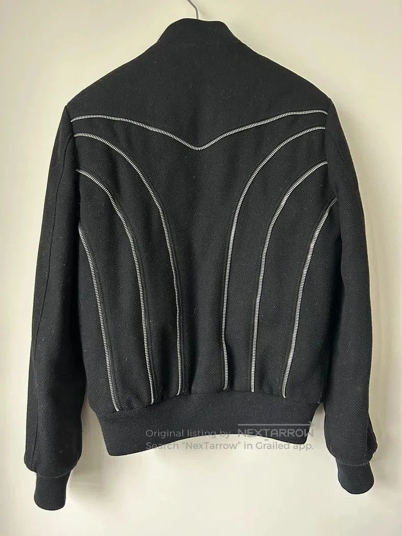 Saint Laurent Paris Saint Laurent Silver Chain Bomber Jacket. Size US M / EU 48-50 / 2 - 3 Thumbnail