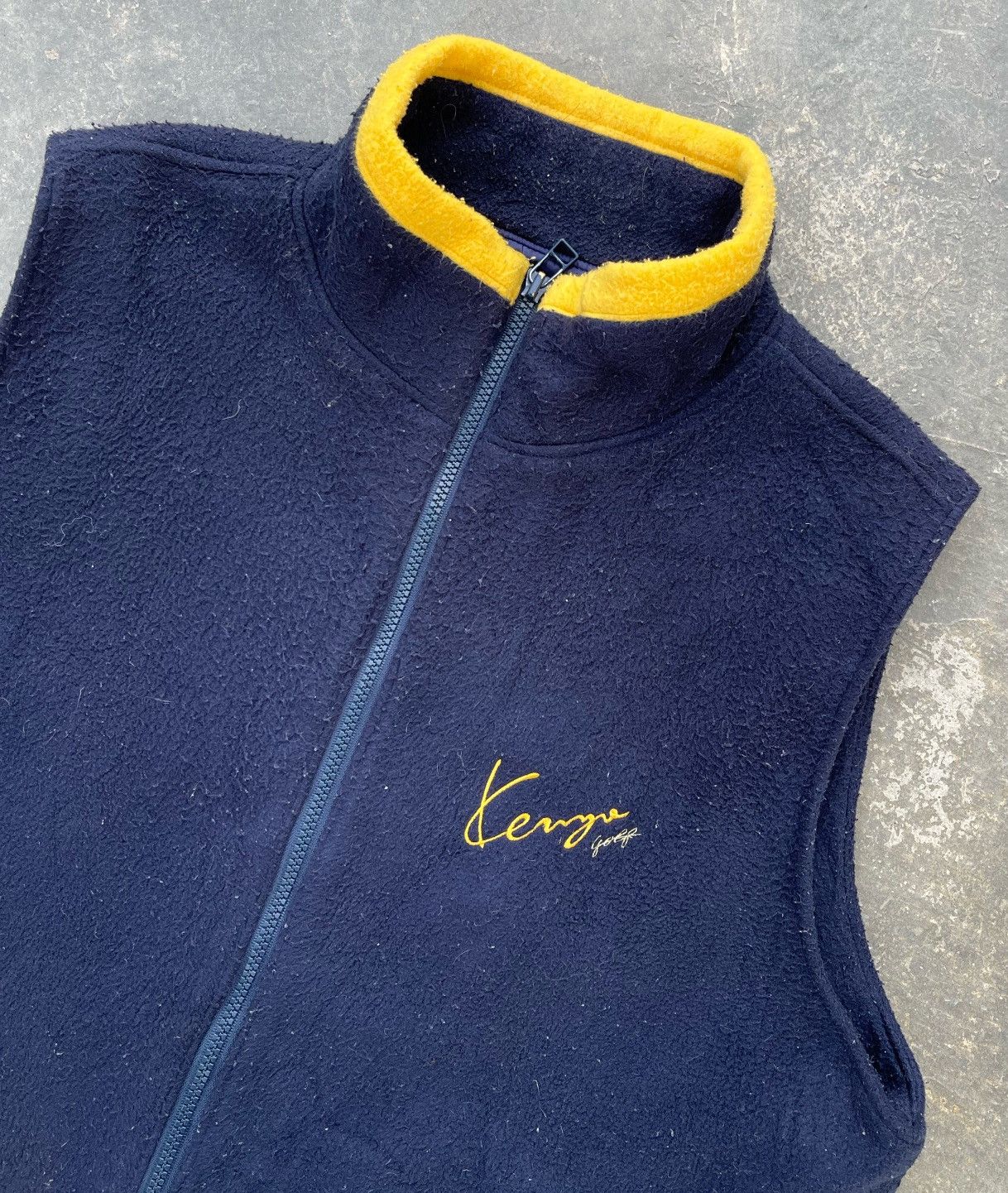 Kenzo 🔥Vintage Kenzo Fleece Vest Jacket Size US M / EU 48-50 / 2 - 6 Thumbnail