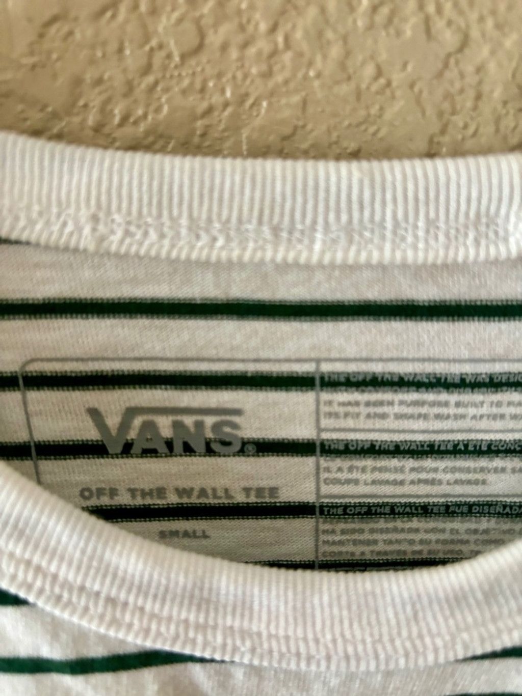 Vans VANS Off the Wall Striped Long Sleeve Top Size US S / EU 44-46 / 1 - 3 Thumbnail