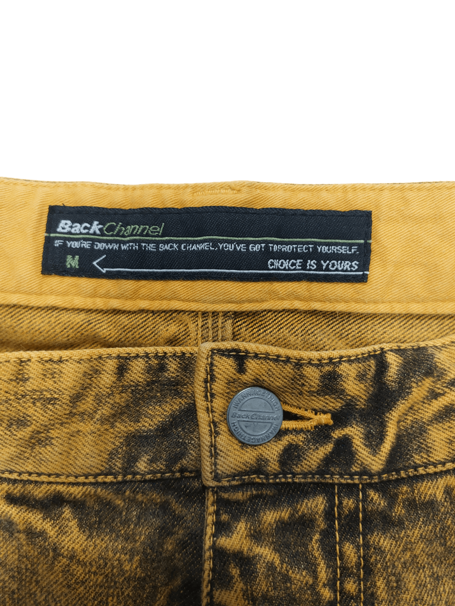 Vintage Back Channel Double Knee Art Short Pants Size US 30 / EU 46 - 9 Thumbnail