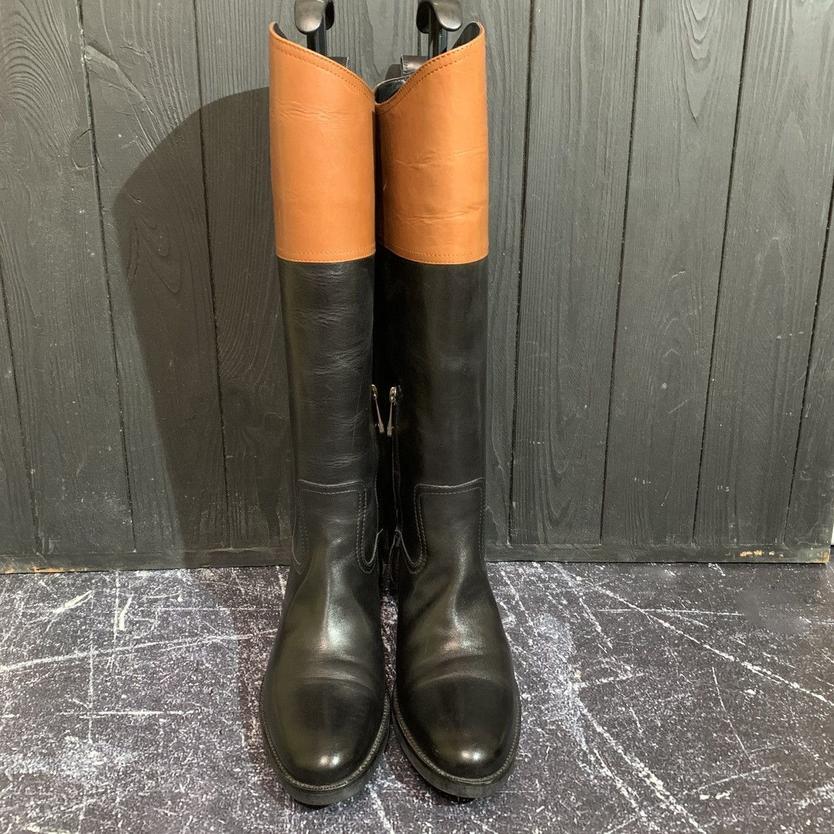 Bally BALLY Black & Brown Leather Boots Mid Size 37 Size US 7 / IT 37 - 4 Thumbnail