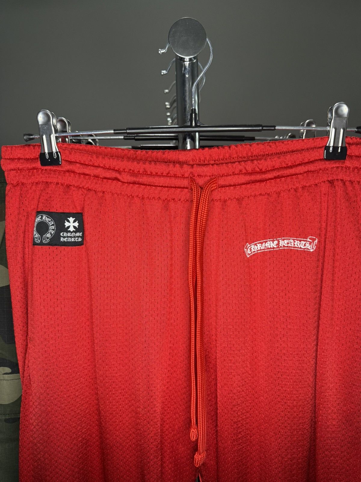 Chrome Hearts Chrome Hearts Red Mesh Floral Sweatpants Size US 32 / EU 48 - 4 Thumbnail