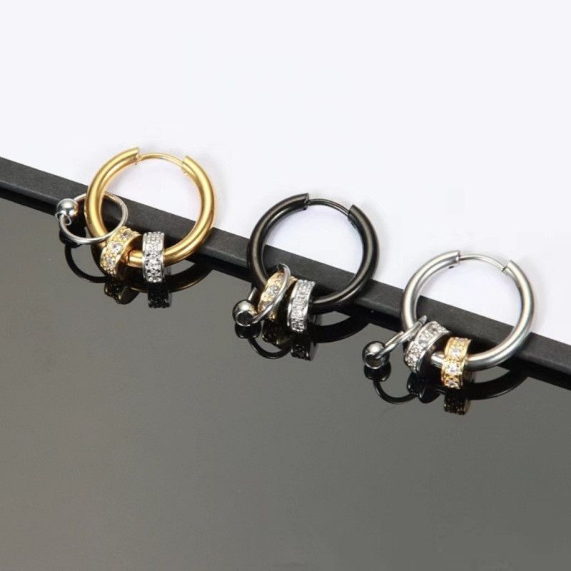 Jewelry × Sterling Silver Vibe Earrings One Pairs Chrome Jewelry Size ONE SIZE - 2 Thumbnail