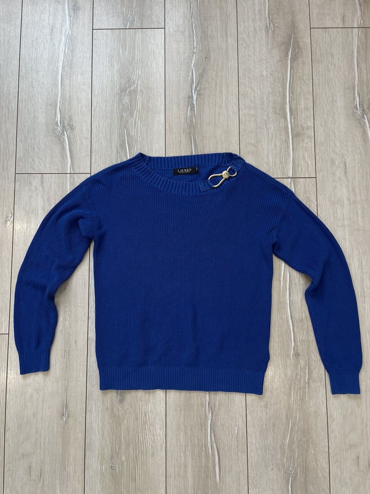 Lauren Ralph Lauren Lauren Ralph Lauren Black Label Cable-Knit Sweater Size S / US 4 / IT 40 - 1 Thumbnail