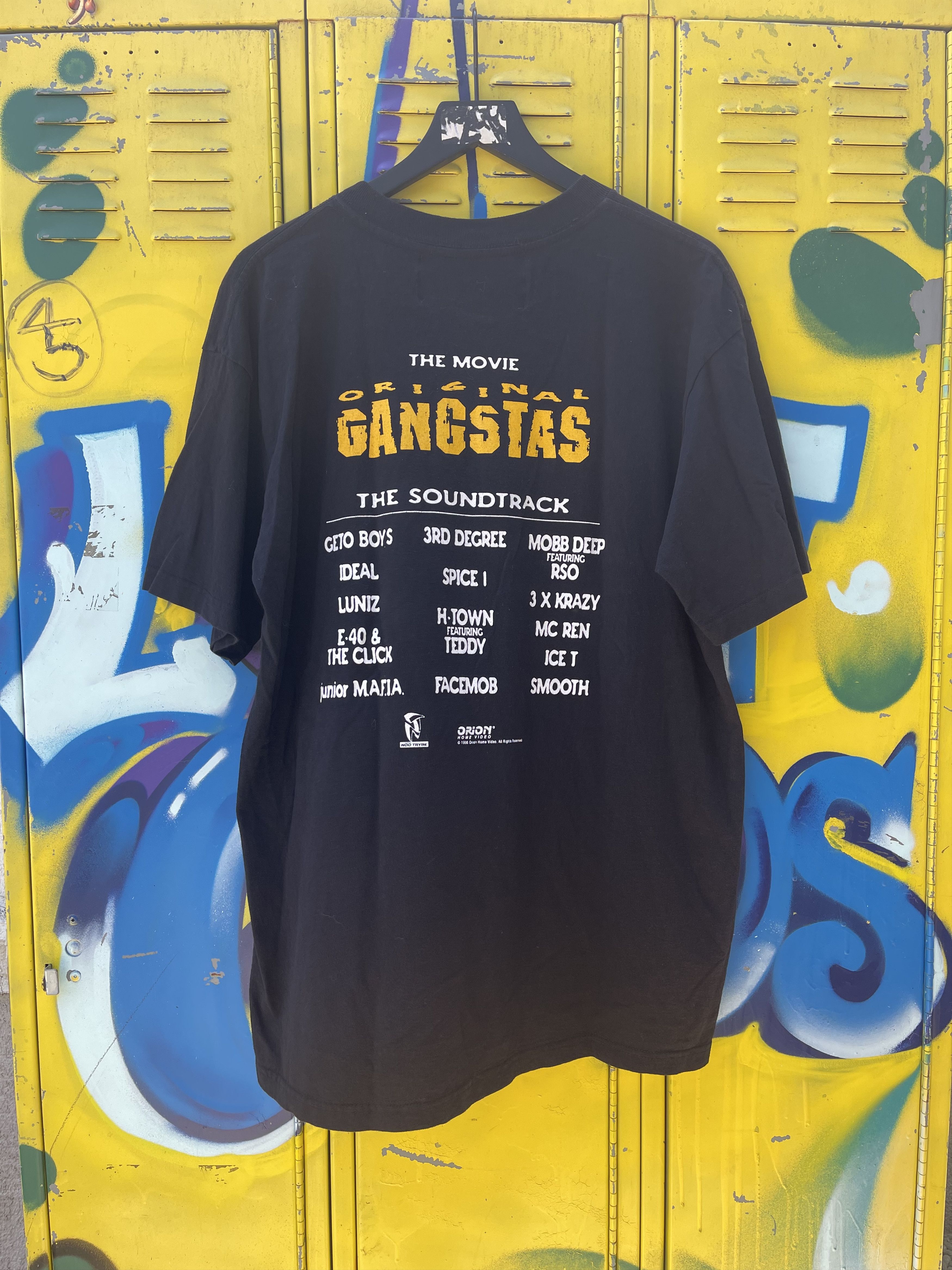 Vintage 1996 Original Gangstas OG The Soundtrack Rap T-shirt Size US L / EU 52-54 / 3 - 5 Thumbnail