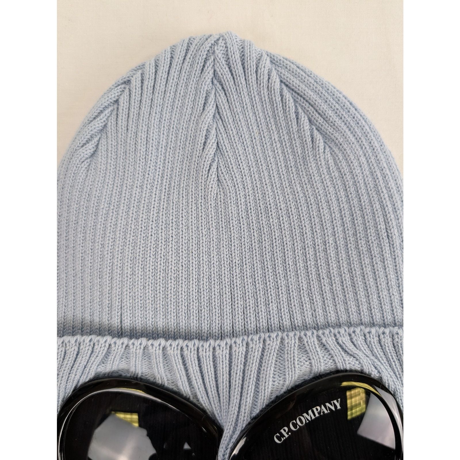 C.P. Company o1rshd1 Q:2 / Size: OS / Goggles Beanie Cap / Hat Light Blue Size ONE SIZE - 3 Thumbnail