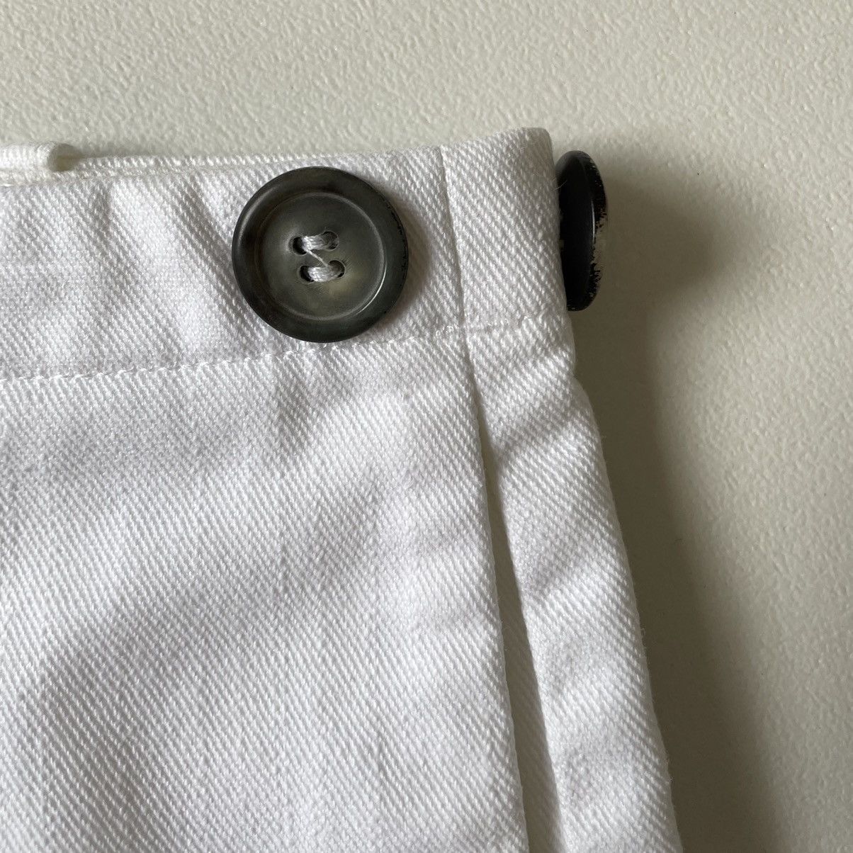 Maison Margiela S/S 02 White Cotton Work Pants Size US 32 / EU 48 - 10 Thumbnail