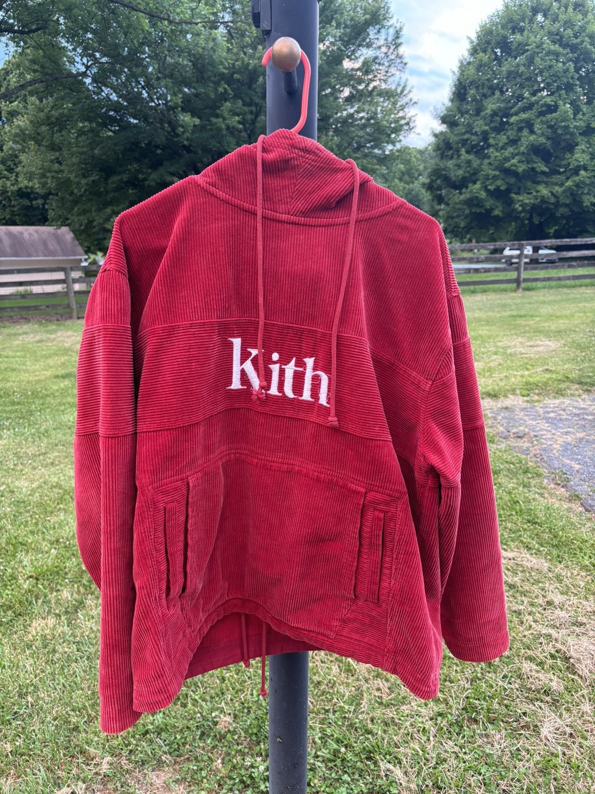 KITH Corduroy Double Pocket Hoodie XL
