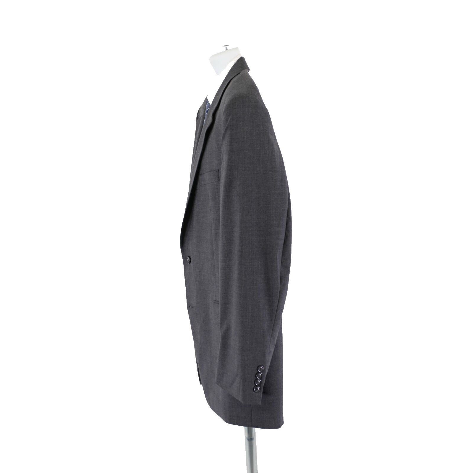 Jos. A. Bank Jos A Bank Gray Wool 2 Button Blazer 44L / Slim 46L Size 44L - 6 Thumbnail