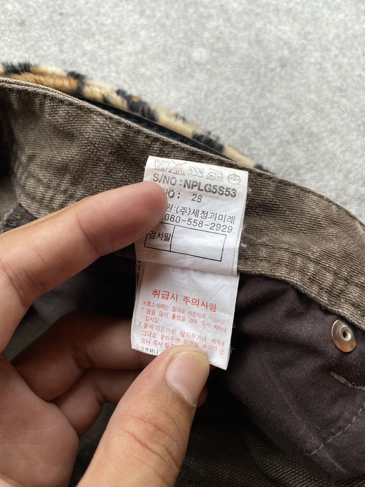 If Six Was Nine × Japanese Brand × Le Grande Bleu (L.G.B.) 2000s Nii Jeans Mudwash Flared Pant Size US 34 / EU 50 - 6 Thumbnail
