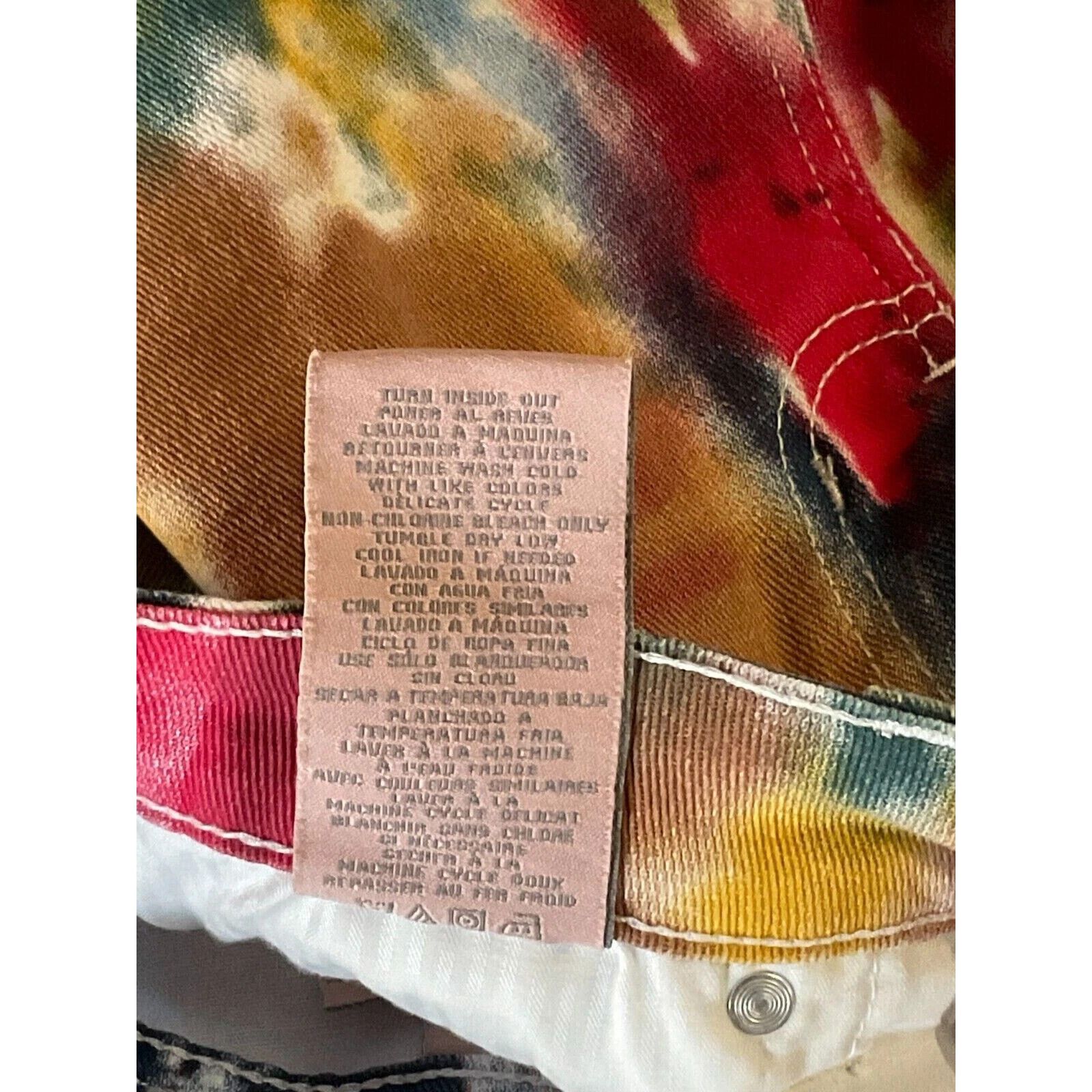 Other HYDRAULIC MURRAY TIE DYE SPLATTER CROPPED SKINNY JEANS SZ 8 Size 30" / US 8 / IT 44 - 6 Thumbnail