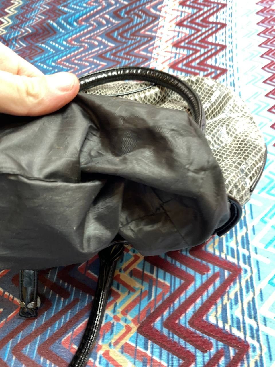 Armani × Giorgio Armani × Vintage Giorgio Armani Bag Python Size ONE SIZE - 16 Thumbnail