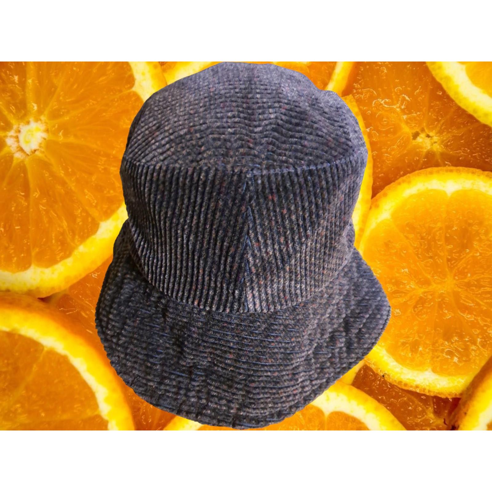 Other A Head Start Corduroy Brown Hat with Fancy Black Trim Stitch Size ONE SIZE - 1 Thumbnail