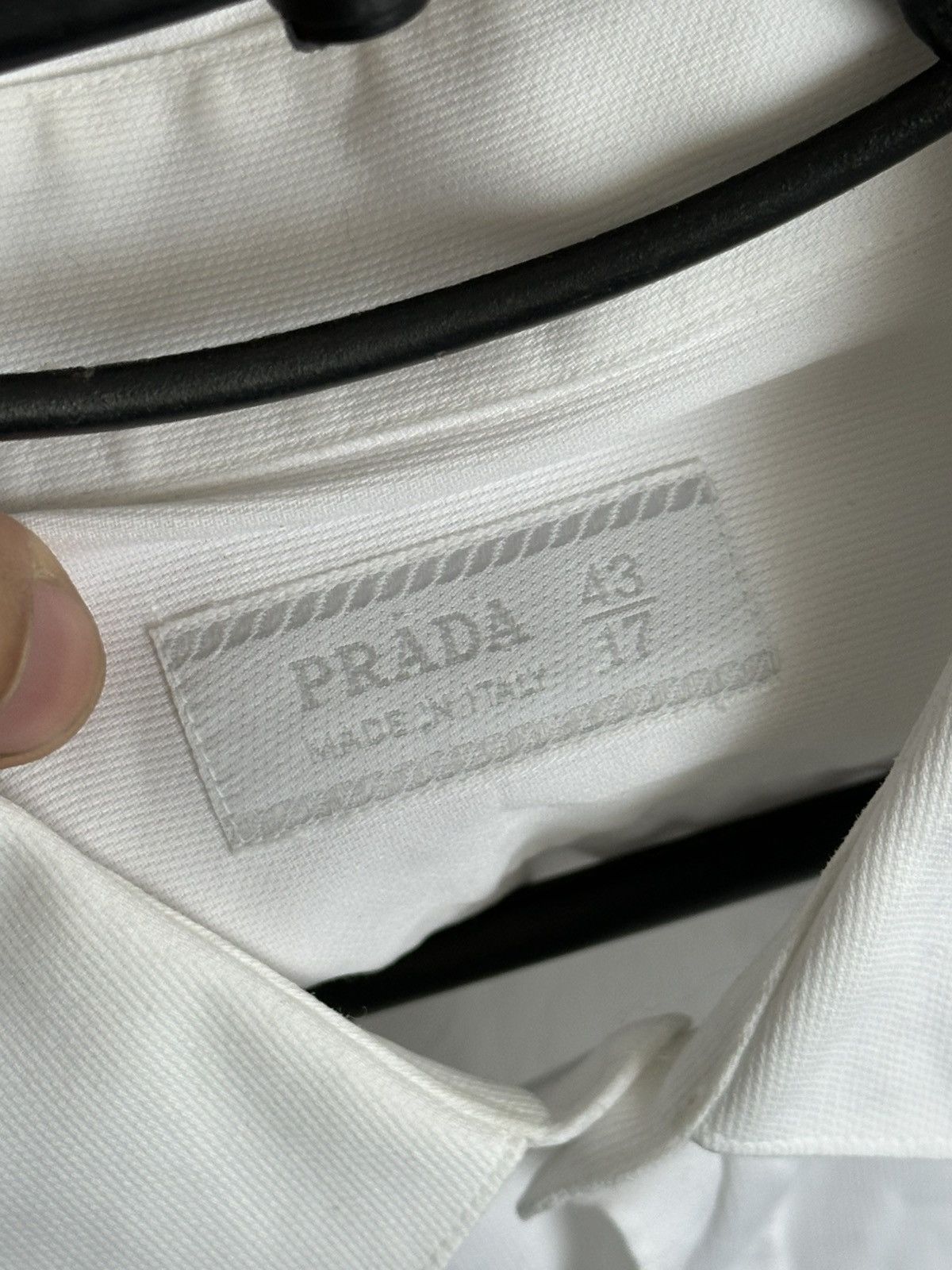 Prada Prada Italy Shirt Button Up Long Sleeve Size US XL / EU 56 / 4 - 10 Thumbnail