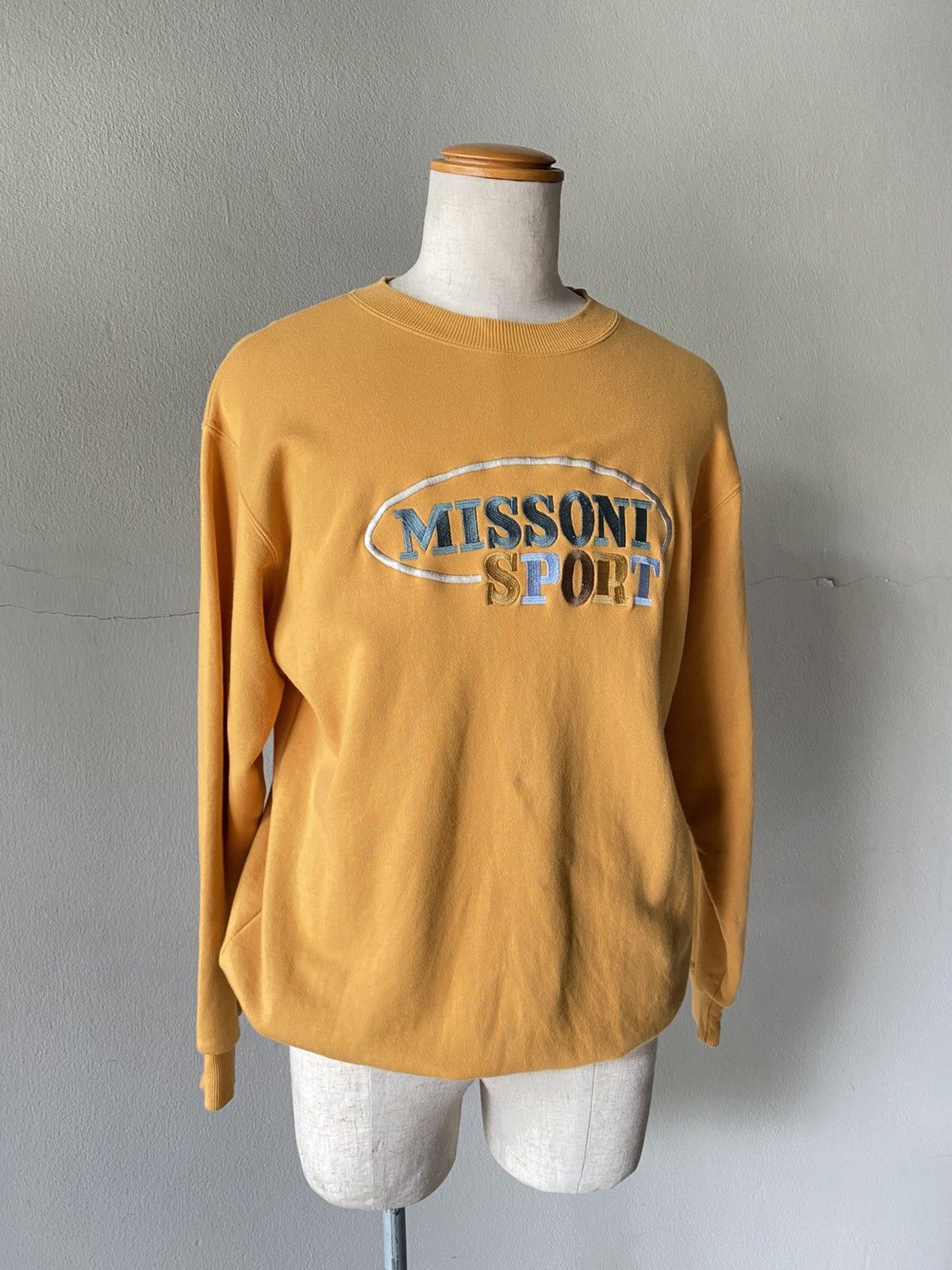 Missoni MISSONI SPORT Yellow Sweatshirt Size US L / EU 52-54 / 3 - 7 Thumbnail