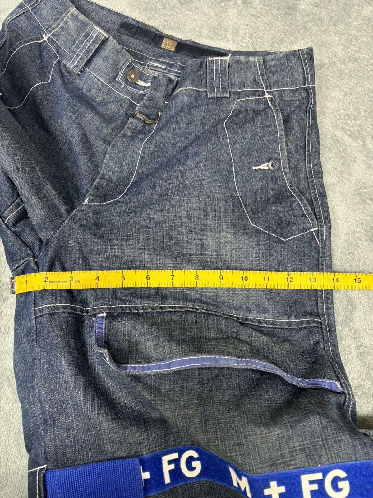 Marithe + Francois Girbaud Marithe Francois Girbaud Baggy Denim Pants. S0357 Size US 33 - 16 Thumbnail