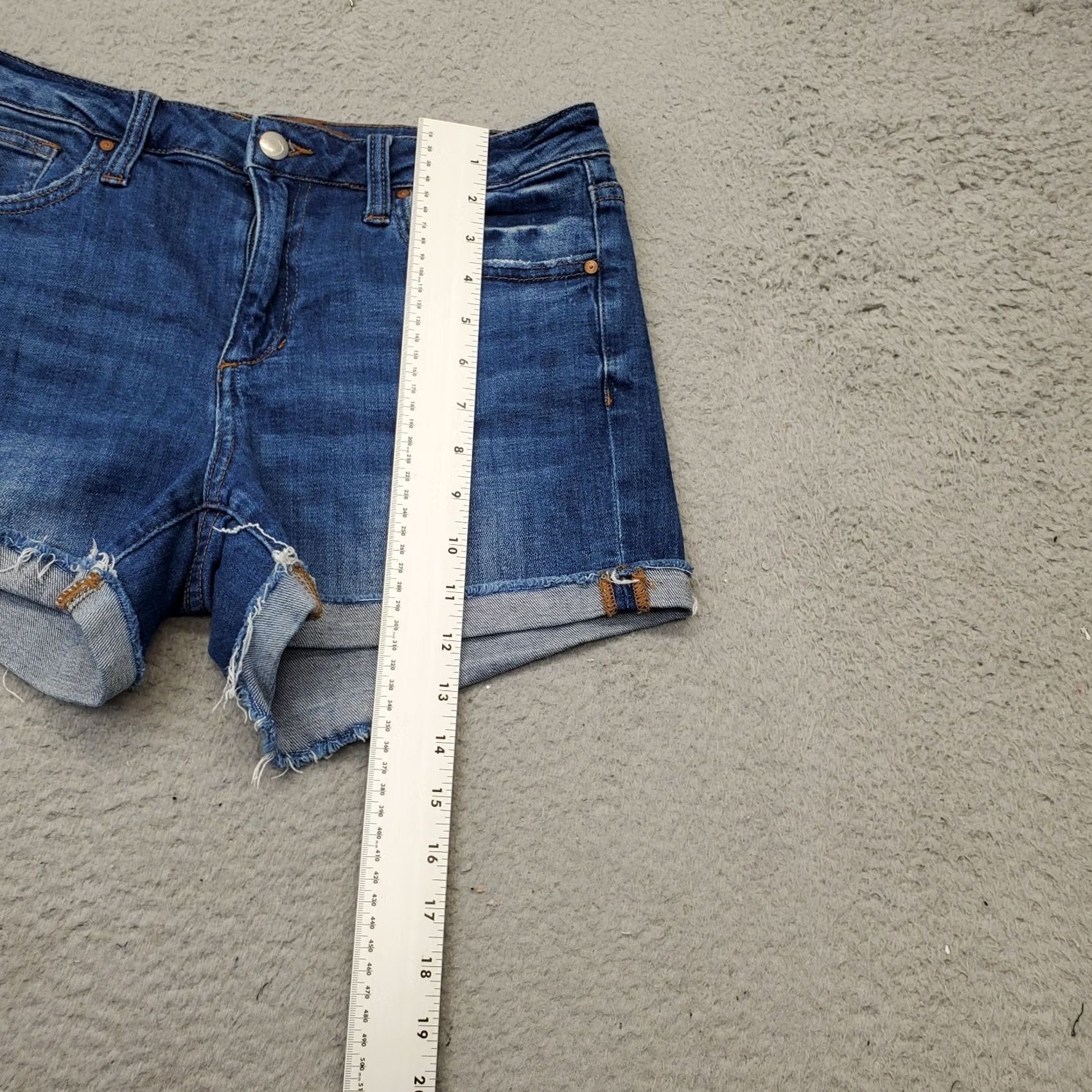 Vintage Joe's Woman Shorts 29 Blue Denim Stretch 5-Pocket Design Outdoor Casual Summer Size 29" - 3 Thumbnail