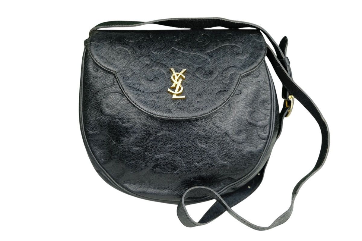 Yves Saint Laurent Authentic vintage ysl Arabesque Pattern Shoulder Bag Leather Size ONE SIZE - 1 Thumbnail