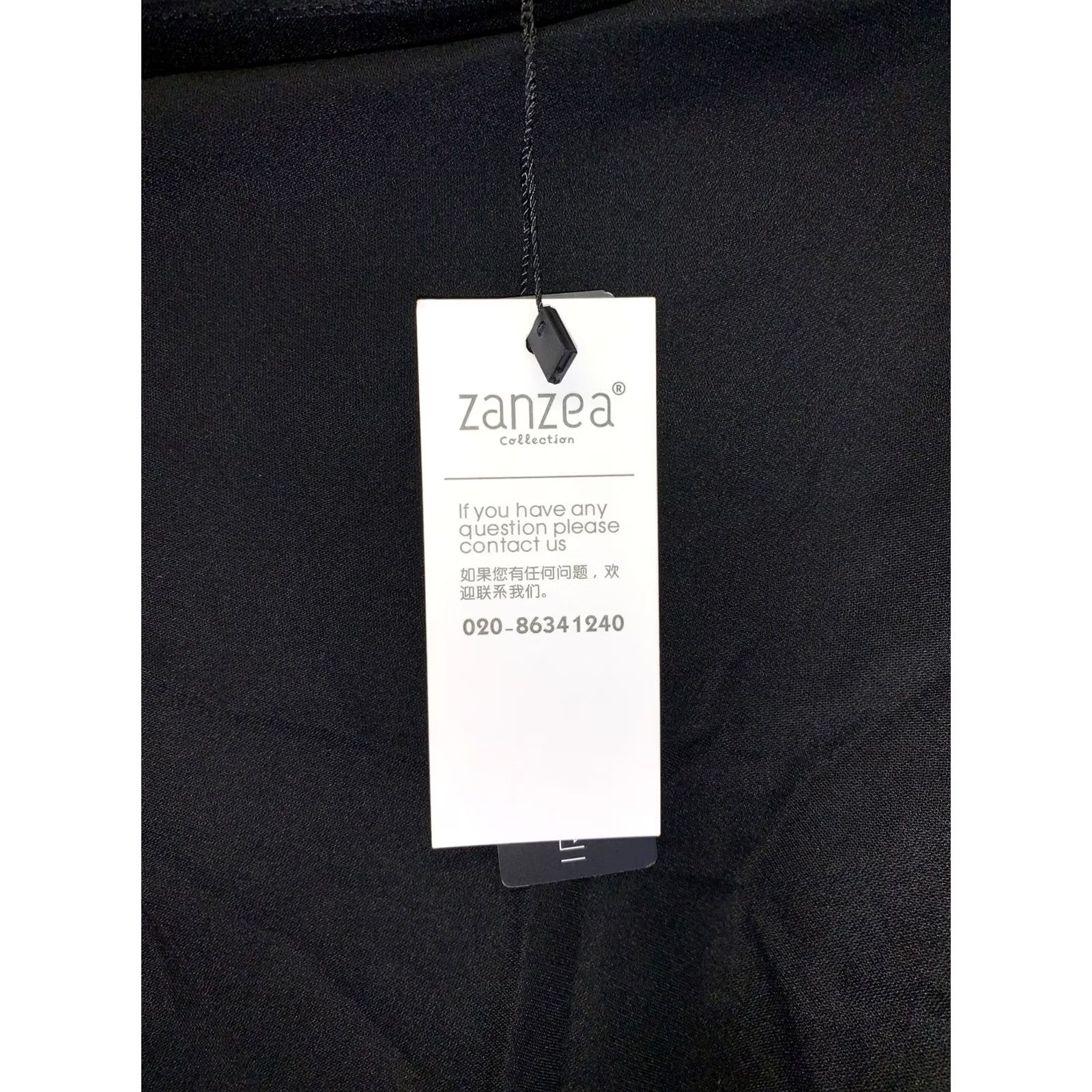Vintage ZANZEA Black Asymmetrical Wide Leg Romper Jumpsuit Womens XL NWT-7003 Size 40" / US 18 - 3 Thumbnail