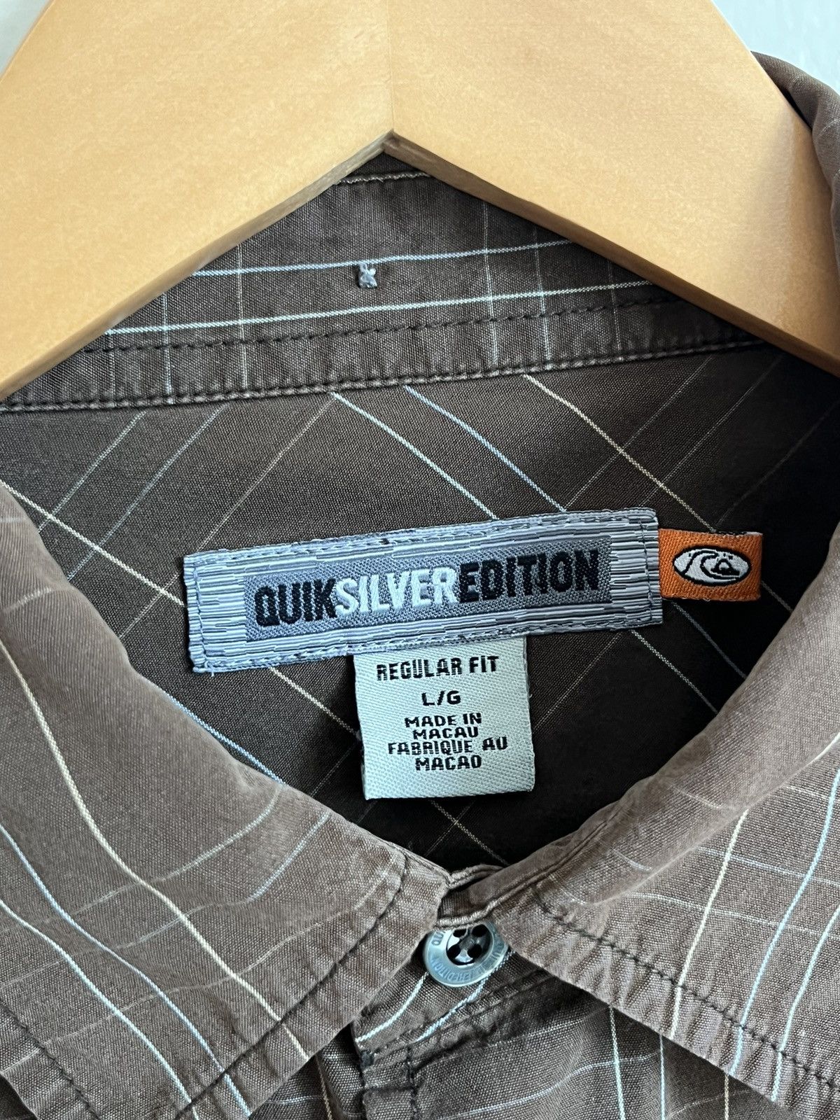 Quiksilver × Vintage Vintage 00’s Quicksilver Edition Surf Style Shirt Size US L / EU 52-54 / 3 - 4 Thumbnail