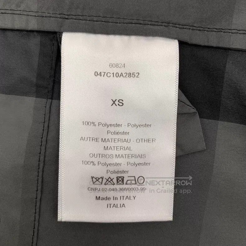 Dior Dior Black and gray logo plaid hooded windbreaker zipper j Size XS / US 0-2 / IT 36-38 - 7 Thumbnail