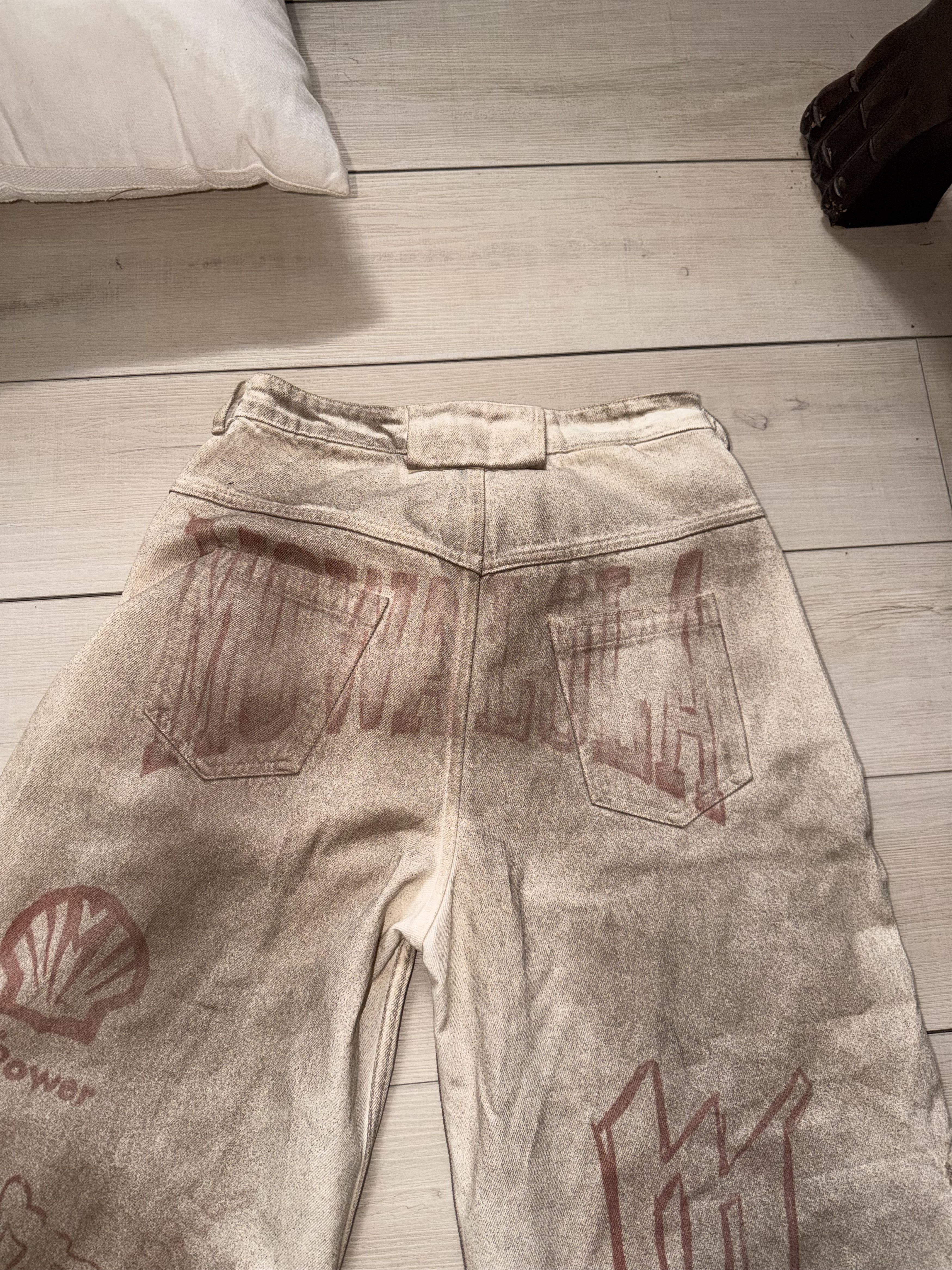 Travis Scott Cactus Jack Travis Scott x MOWALOLA Logo Trousers 'Ash Size US 32 / EU 48 - 8 Thumbnail