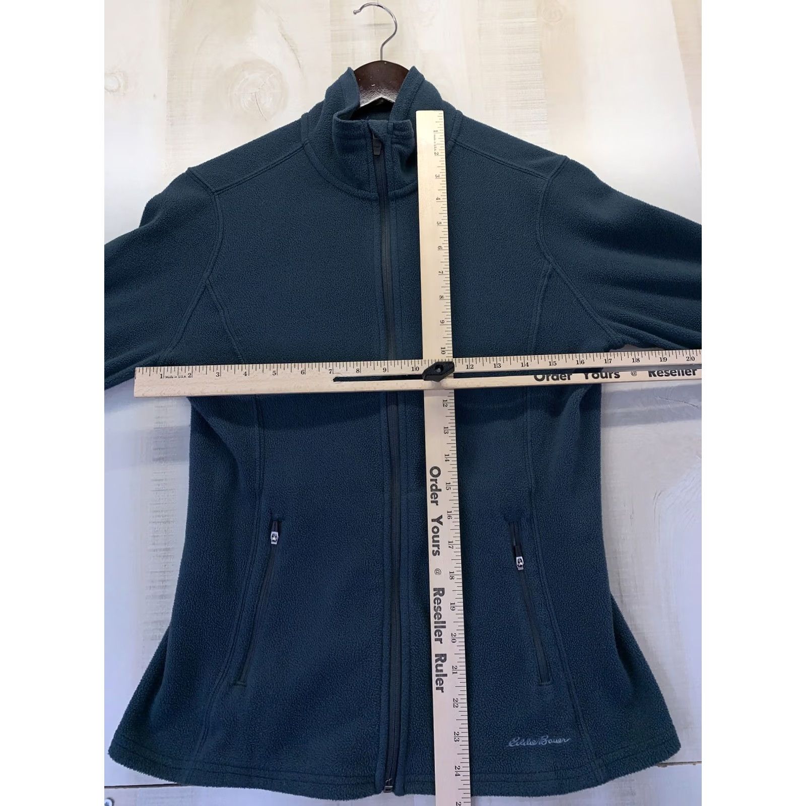 Eddie Bauer VINTAGE Eddie Bauer Polartec Womens Fleece Full Zip Jacket XS Green Blue Regular Sized Womens Jacket Size XS / US 0-2 / IT 36-38 - 3 Thumbnail