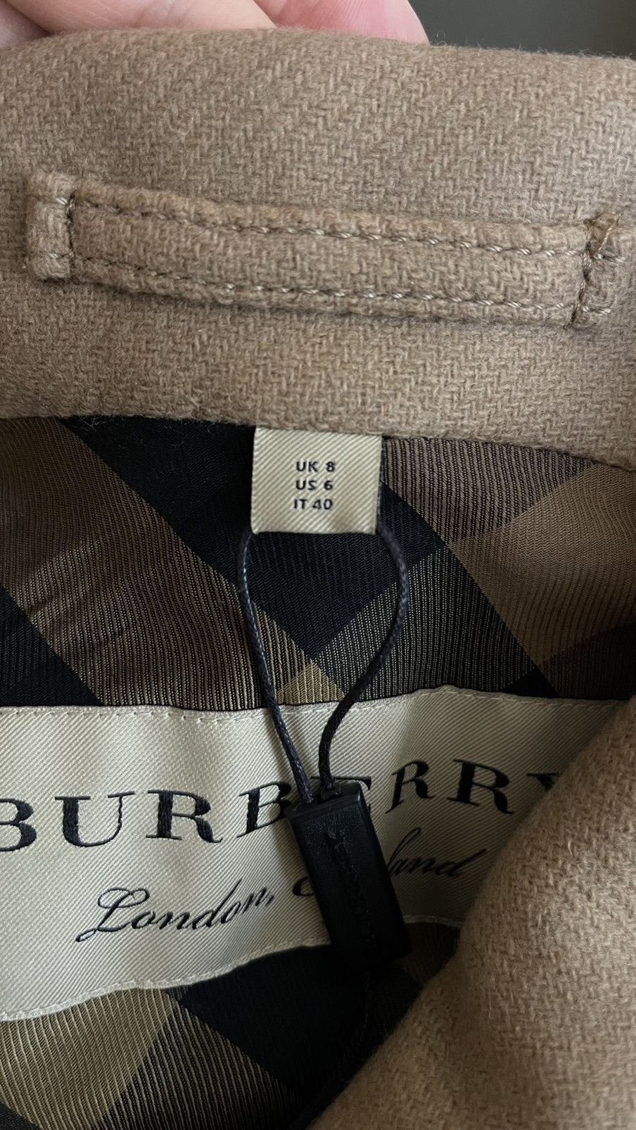 Burberry Burberry Wool Cashmere Belted Coat Beige Size S / US 4 / IT 40 - 17 Thumbnail