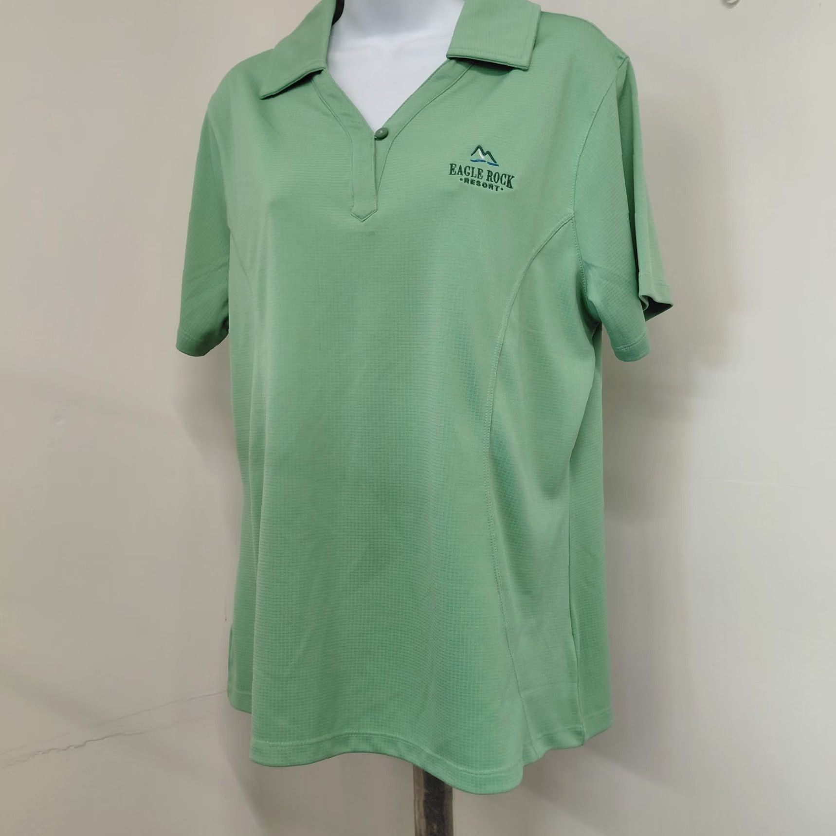 Croft & Barrow Croft & Barrow Polo Shirt Womens XL Mint Green Short Sleeve Casual Classic Golf Size XL / US 12-14 / IT 48-50 - 3 Thumbnail