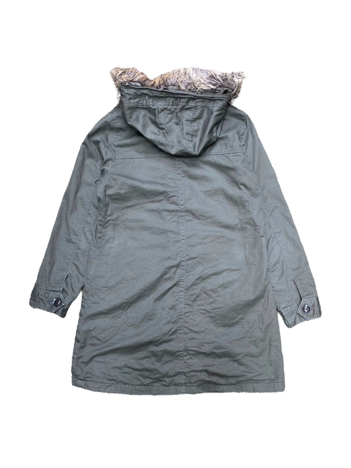 If Six Was Nine × Japanese Brand × Le Grande Bleu (L.G.B.) Letter Back Number Fur Hoodie Fishtail Parka Jacket Size US L / EU 52-54 / 3 - 2 Thumbnail