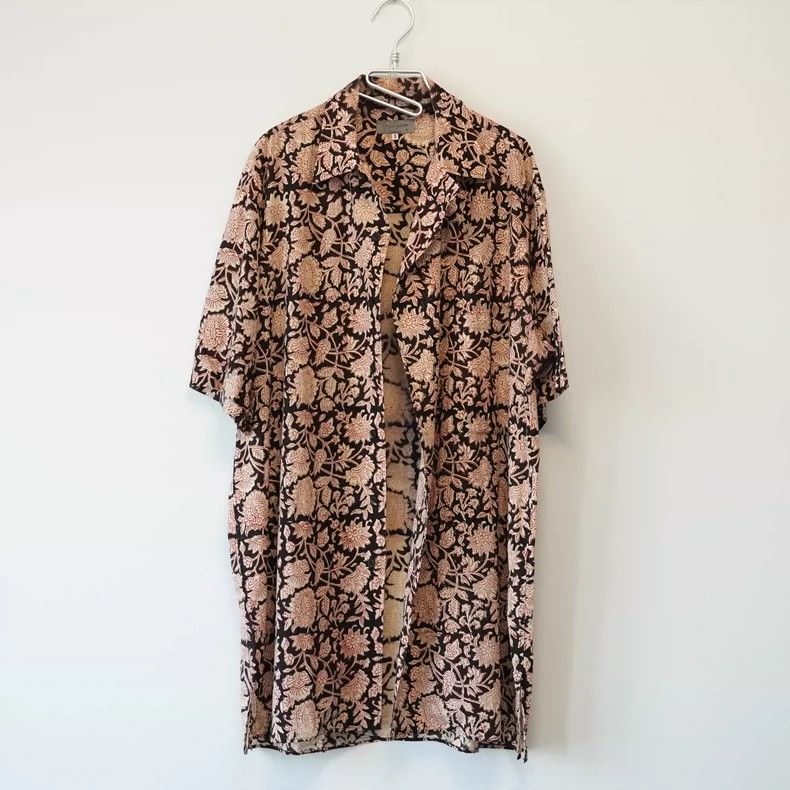 Yohji Yamamoto 22SS Full Floral Short Sleeve Shirt 2505-Nex