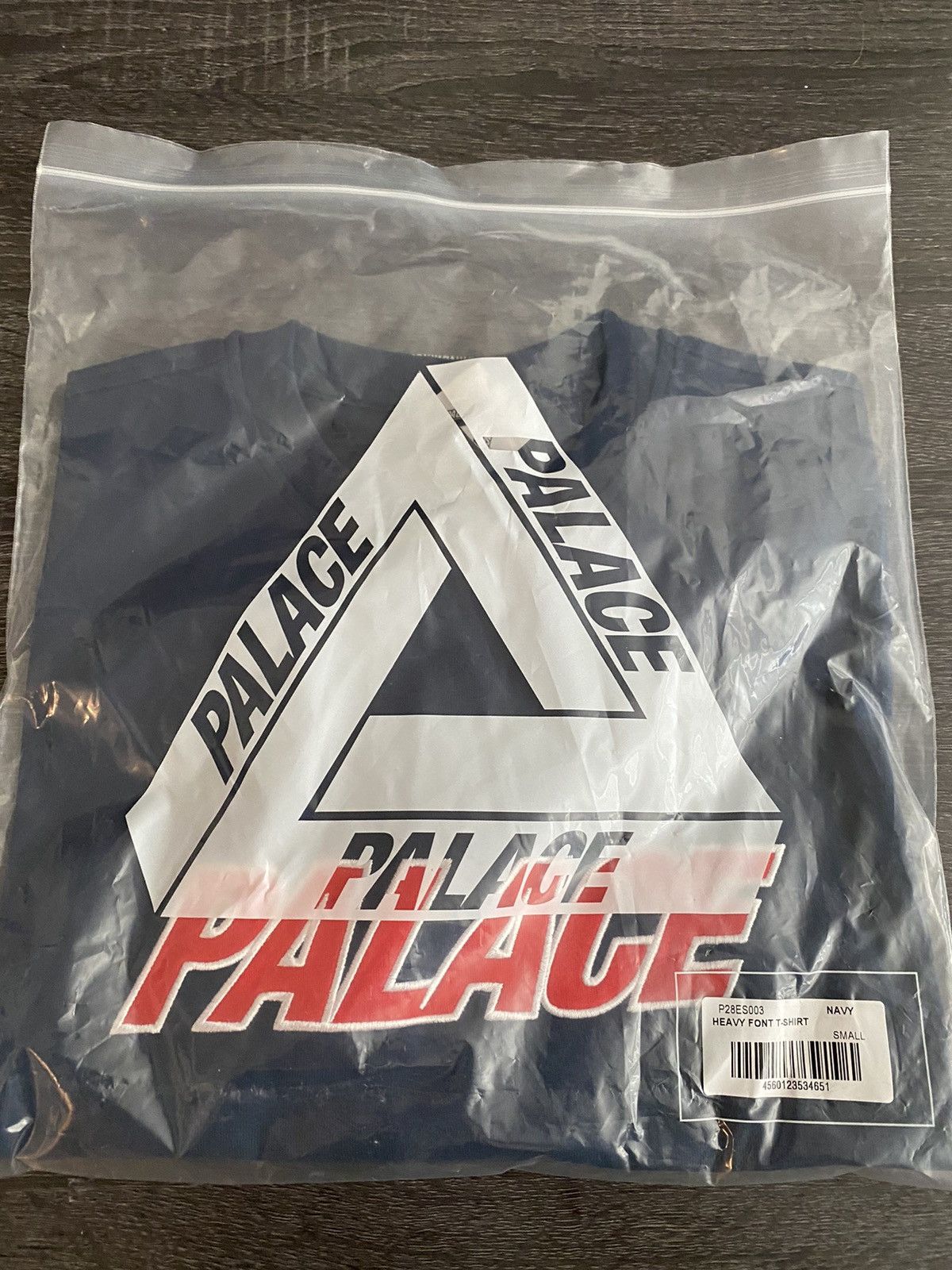 Designer × Palace Palace Heavy Font Navy Tee Size US S / EU 44-46 / 1 - 7 Thumbnail