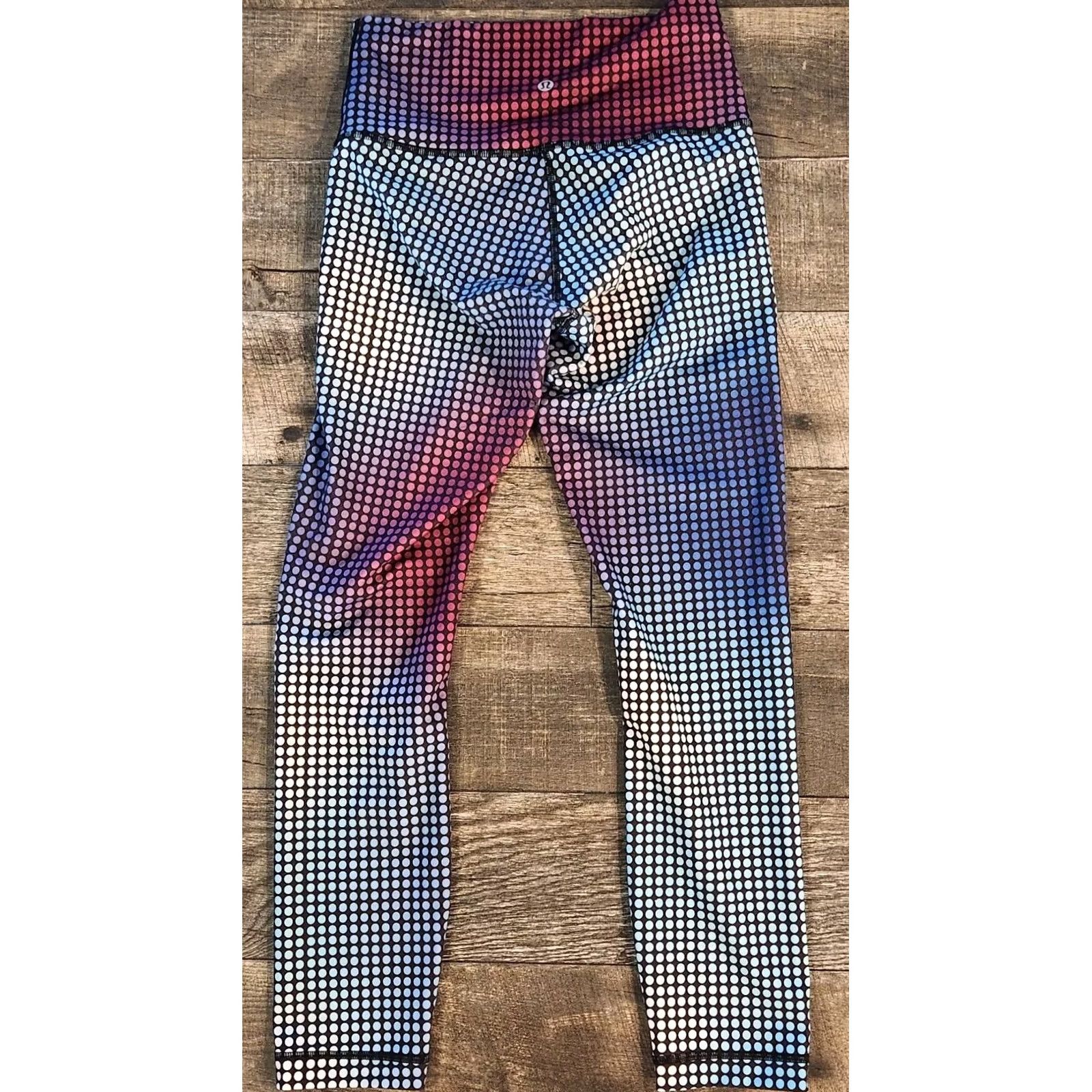 Lululemon Lululemon Wunder Under III Polkadot High-Rise Tight Leggings Womens 6 (26-30x22) Size 28" / US 6 / IT 42 - 3 Thumbnail